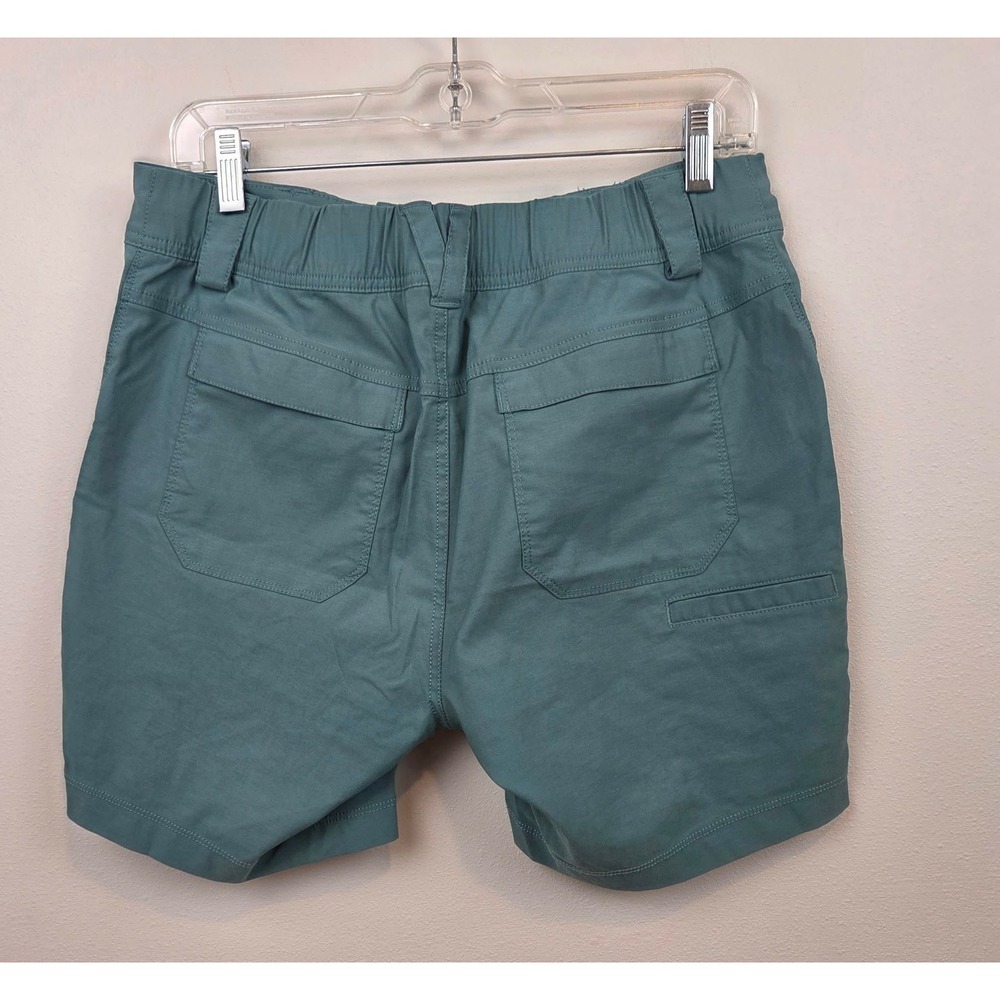 Duluth Trading Co Womens Dry on the Fly 7" Shorts Size 8 Blue Green Hiking 46707 - Picture 2 of 13
